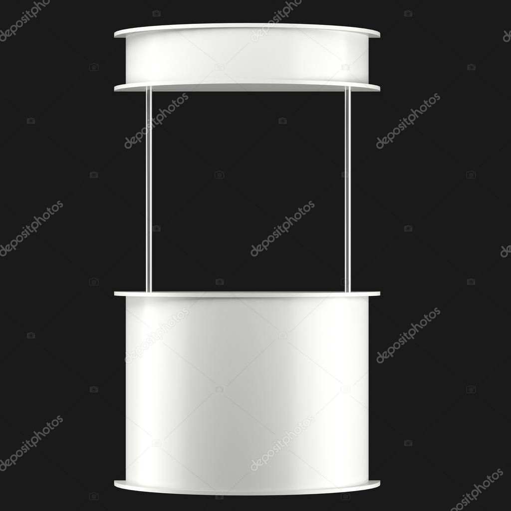 sales point stand 3d illustration