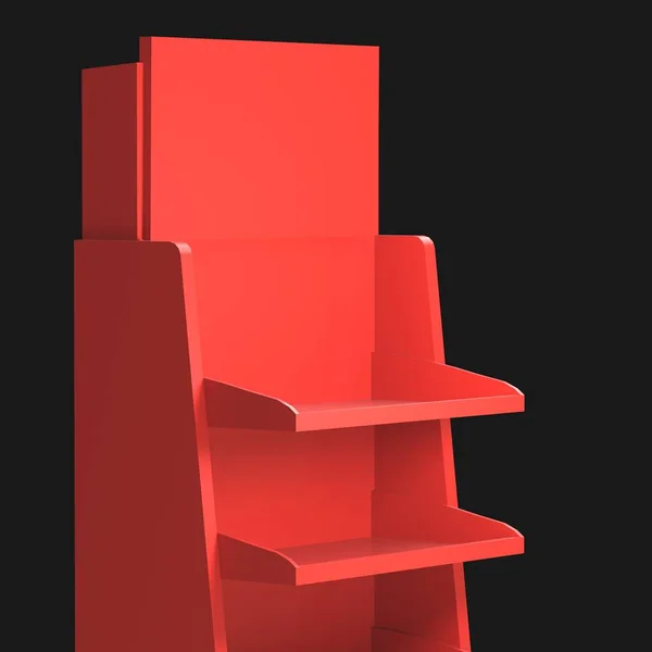 Verkaufsstelle Stand 3D Illustration — Stockfoto