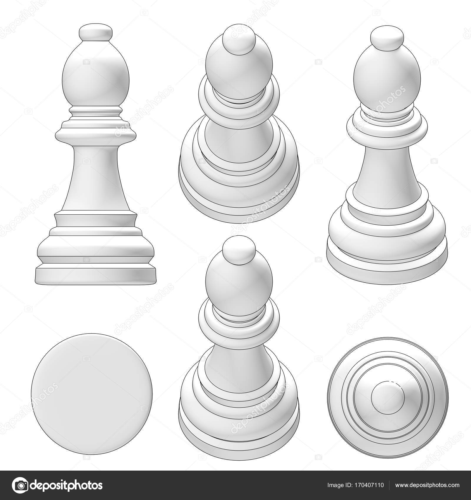 Chess Rook Contour Illustration Stock Illustration - Download