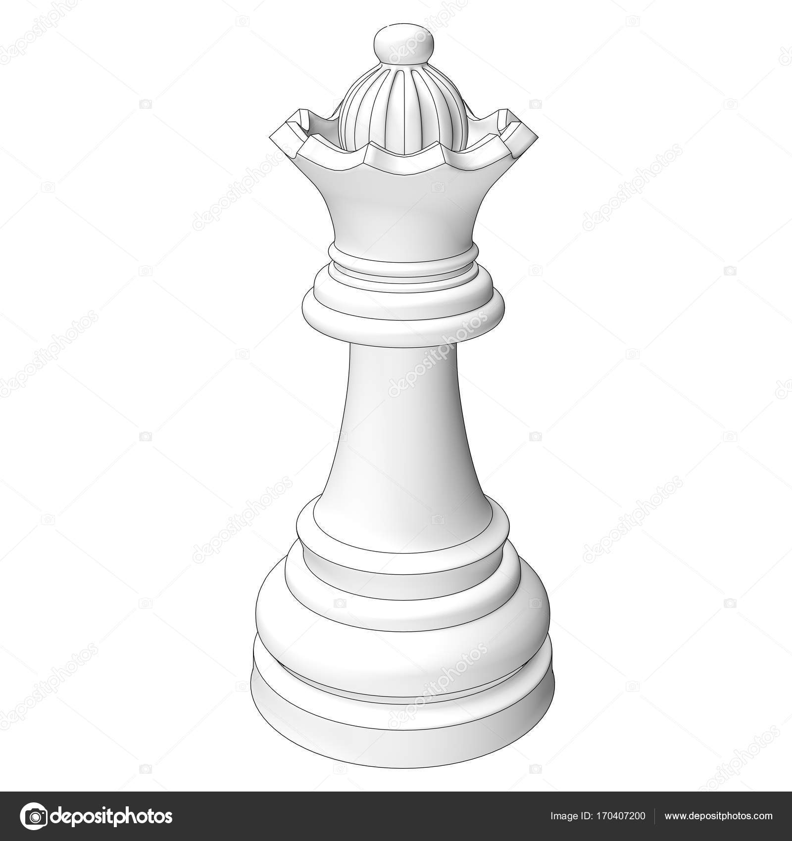 Chess Rook Contour Illustration Stock Illustration - Download