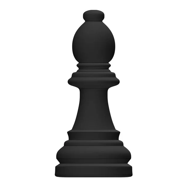 Isolated chess piece 3d illustration — Stock Photo, Image