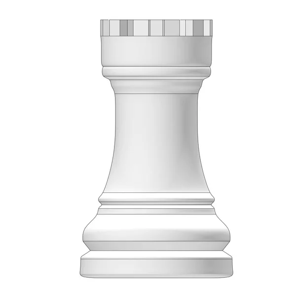 izole satranç parça 3d çizim