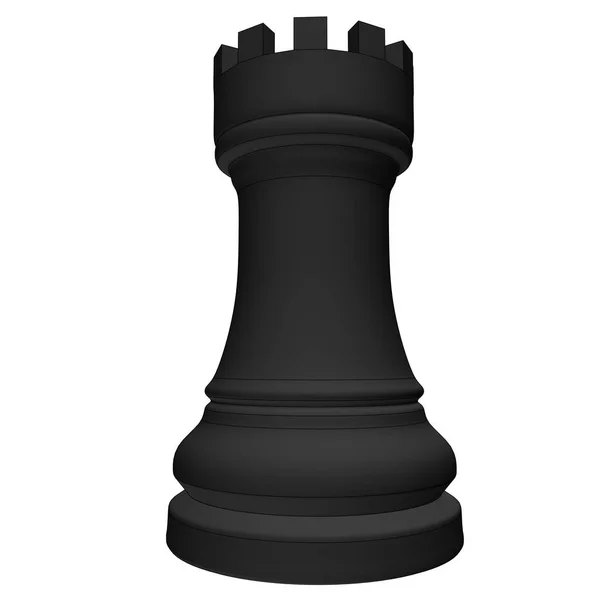 Isolated chess piece 3d illustration — Stock Photo, Image