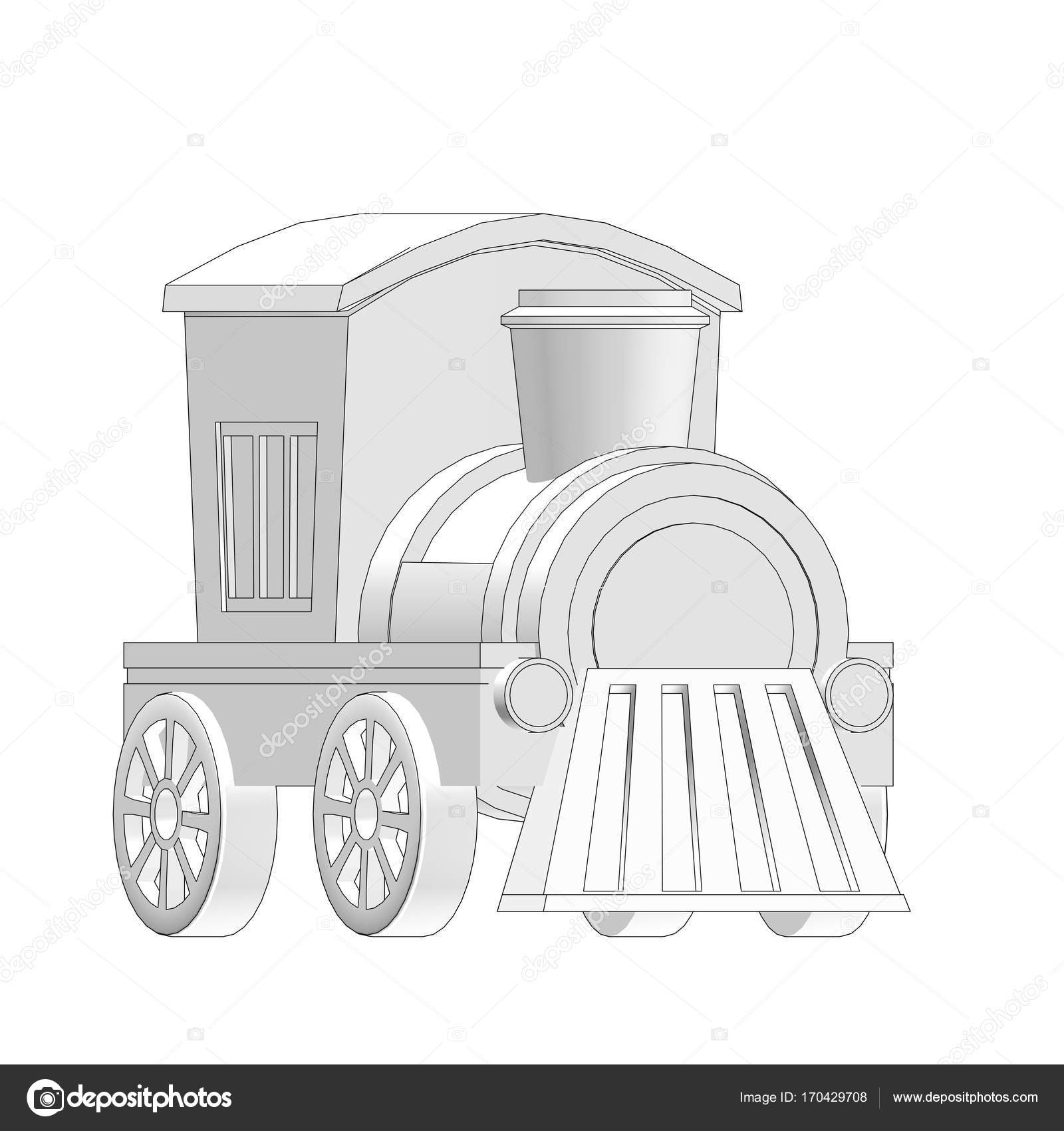 toy train sketch