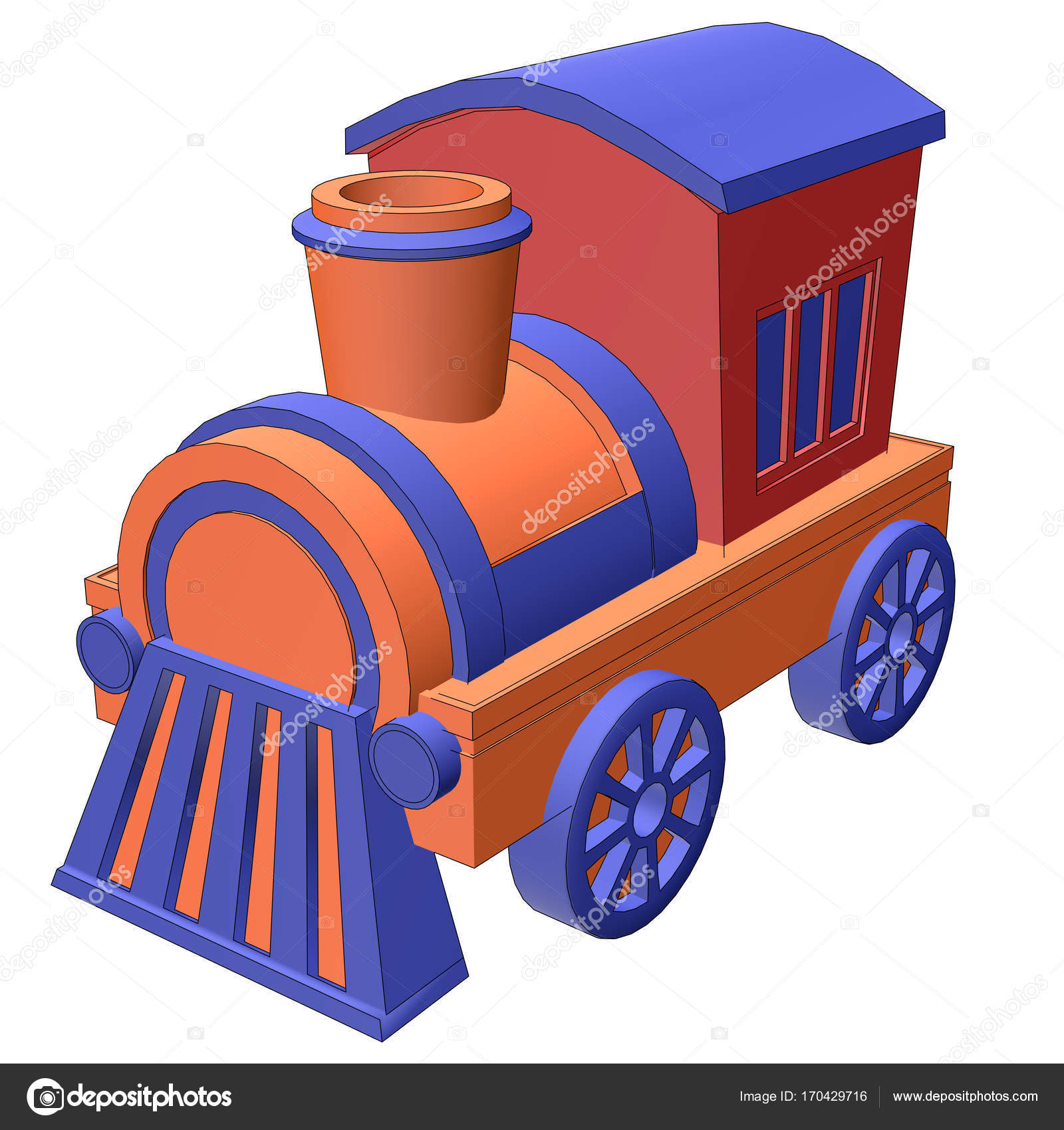orange toy train