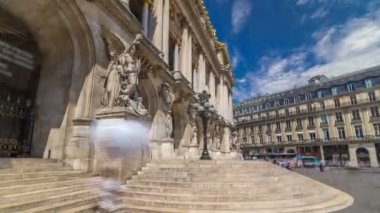 Palais veya Opera Garnier Ulusal Müzik Akademisi Paris, Fransa 'da aşırı hız kazandı..