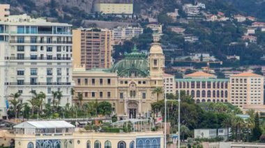 Monte Carlo Casino timelapse hava üstten görünüm taraflardan biri.