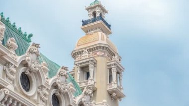 19. yüzyıl Barok Saray Monako'daki Monte Carlo Casino üstüne ayrıntıları