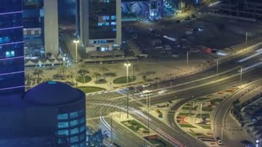 Batı Körfezi bölgesinin ufuk çizgisi Doha Zaman Çizelgesi, Katar.