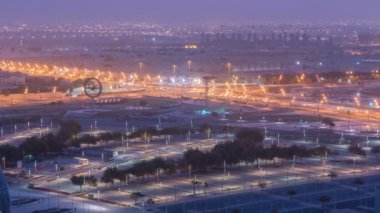 Doha 'daki Aspire Bölgesi' nin tepeden tırnağa hava görüntüsü.