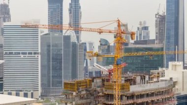 İnşaat alanı içinde Dubai timelapse, Birleşik Arap Emirlikleri