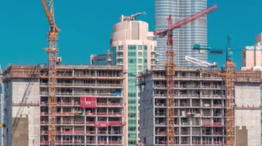 Lüks Dubai şehrinde modern gökdelenlerin inşası, Birleşik Arap Emirlikleri