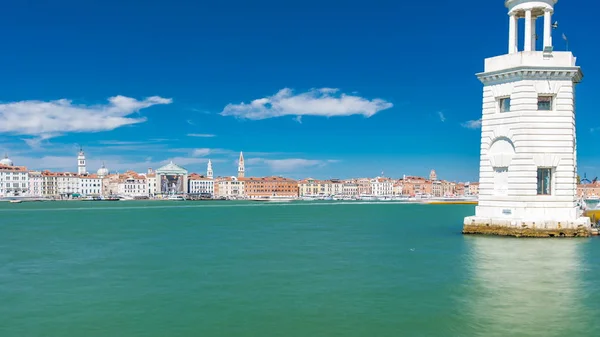 Venezia Panorama Timelapse Con Palazzo Ducale Santa Maria Della Visitazione — Foto Stock