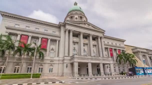 National Art Gallery timelapse hyperlapse Колишня будівля Верховного суду і ратуша. — стокове відео