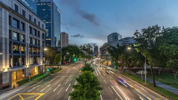 Singapur Daki Eski Hill Caddesi Polis Merkezi Tarihi Binası Günden — Stok fotoğraf