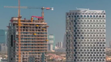 Lüks Dubai şehrinde modern gökdelenlerin inşası, Birleşik Arap Emirlikleri