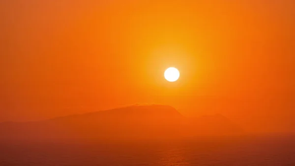Günbatımı Sırasında Miraflores Lima Dan Pasifik Okyanusu Nun Hava Manzarası — Stok fotoğraf
