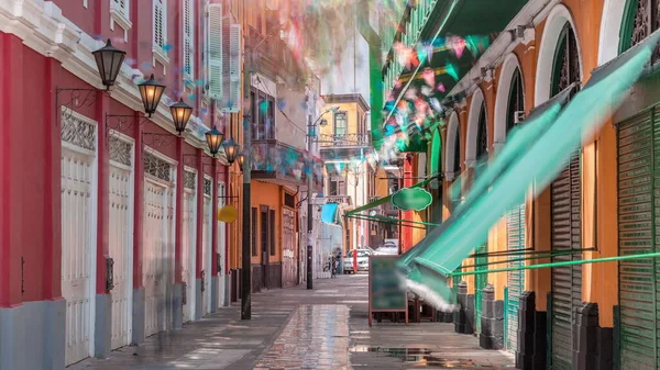 Monumental Callao Una Las Nuevas Áreas Moda Cerca Lima Timelapse — Foto de Stock