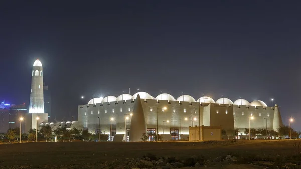 Imam Muhammad Ibn Abd Wahhab Moschea Timelapse Qatar State Mosque — Foto Stock