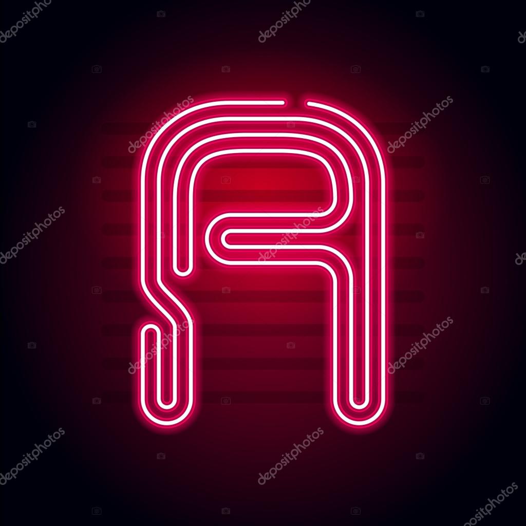 lettre en neon