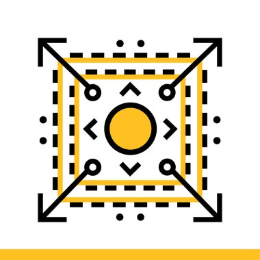 Anahat simgesini ölçeklenebilir sistem. Veri bilim teknoloji ve makine