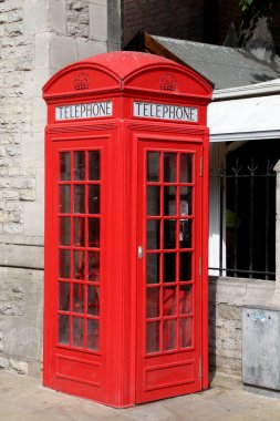 kırmızı telefon kabini, Londra, İngiltere 