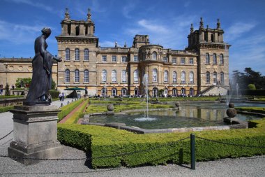  The Palace, the residence of the dukes of Marlborough, is a UNESCO World Heritage Site clipart