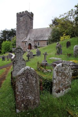 Oxford mezarlığı görünümü