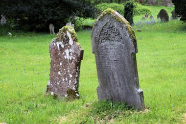 Oxford mezarlığı görünümü