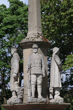  İngiltere'de yaz Park'taki heykel 