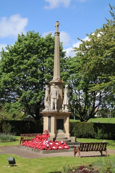 Standbeeld Engeland Zomer Park — Stockfoto