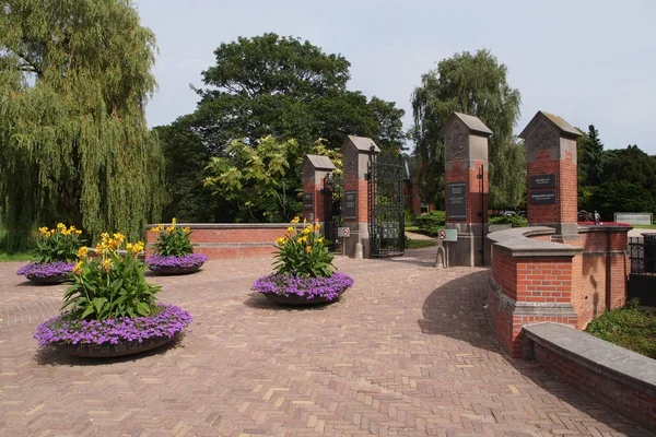 Entrance Municipal Cemetery Amsterdam Netherlands — Foto de Stock