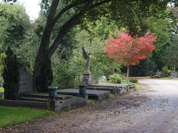 Den Kommunala Kyrkogården Amsterdam Nederländerna — Stockfoto