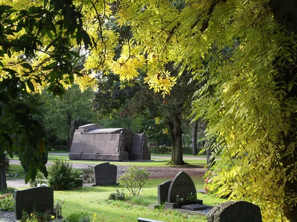 Den Kommunala Kyrkogården Amsterdam Nederländerna — Stockfoto