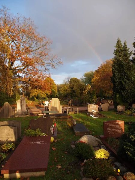 Den Kommunala Kyrkogården Amsterdam Nederländerna — Stockfoto