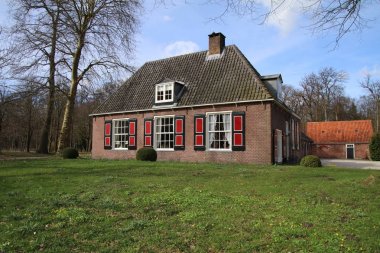 Hollanda çiftlik kırsal alanda