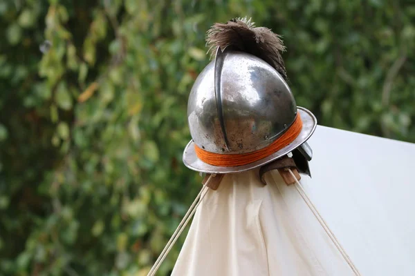 Groenlo Nederländerna Oktober 2015 Reenactment Slaget Grolle Historisk Strid Mellan — Stockfoto