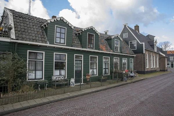 Maisons Traditionnelles Zaamdam Pays Bas — Photo