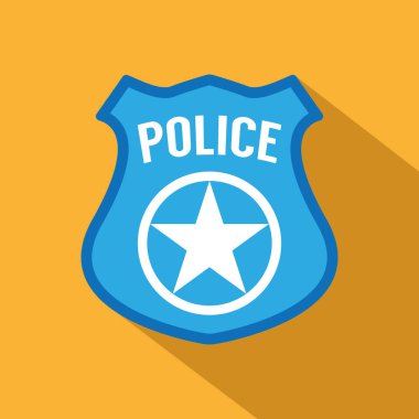 Police badge icon clipart