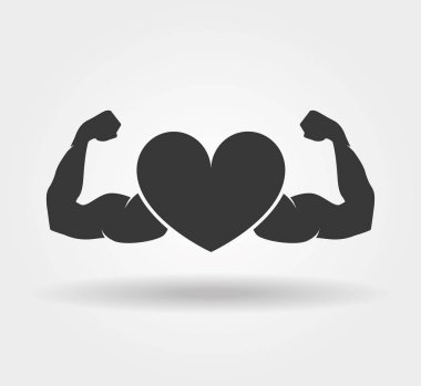 Kalp kasları simgesiyle