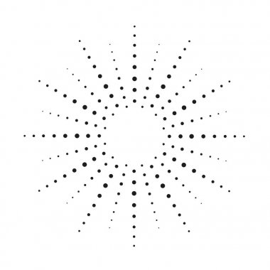 Noktalı resim efekti simgesi