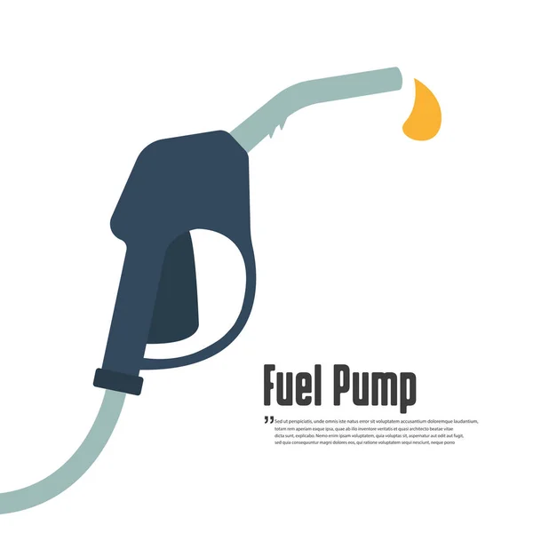Bränsle pump ikonen — Stock vektor