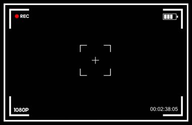 Arkaplana odaklanan video kamera