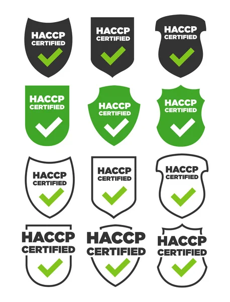 Haccp Сертифікат Векторна Ікона — стоковий вектор