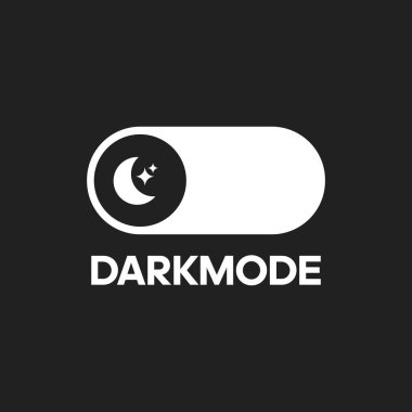 Vector darkmode switch interface design