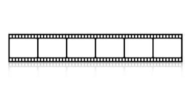 Boş film şeridi.