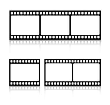 Boş film şeridi.