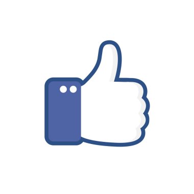 Simge gibi dümdüz. Vektör simgesi eli