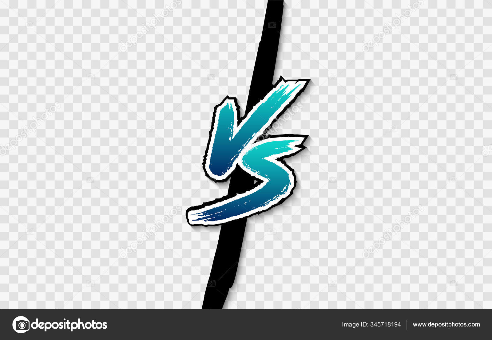 VS. Versus letter logo. Battle vs match, game Stock Vector by ©4zeva  345718194
