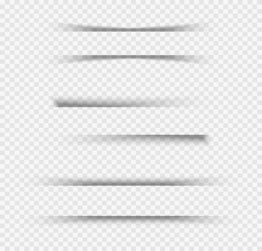 Saydam arkaplan üzerinde kağıt yaprak gölge etkisi